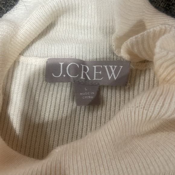 Ruffleneck merino wool-blend sweater - Picture 5 of 5